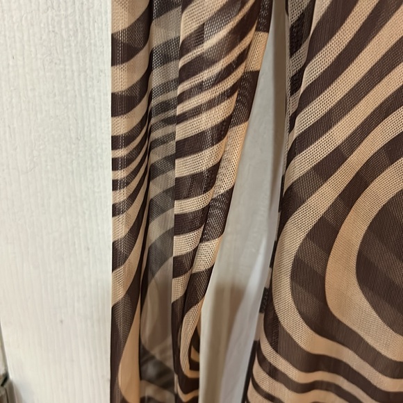 Animal print sheer jumpsuit - Picture 4 of 7